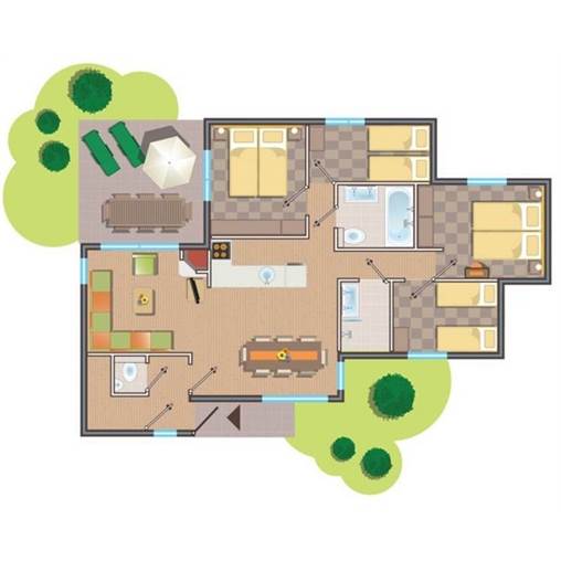 Comfort cottage BS809 at Bispinger Heide